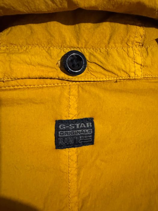G-Star Ospak Hooded Straight Nylon Jacket Overshirt.