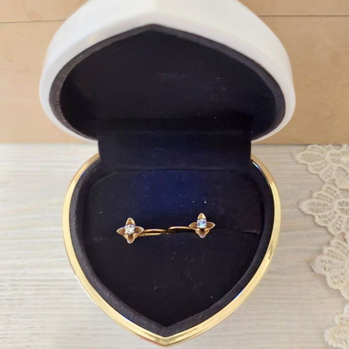 Серьги золото с бриллиантами