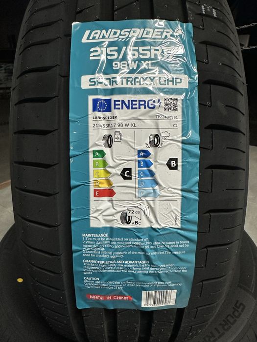 Нови летни гуми LANDSPIDER UHP 215/55R17 98W XL БОРД 2155517