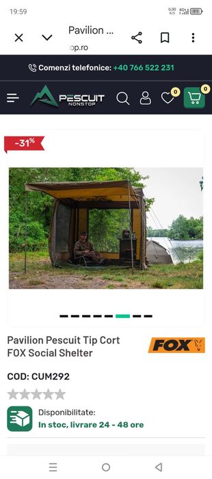 Cort pescuit Fox Social Shelter