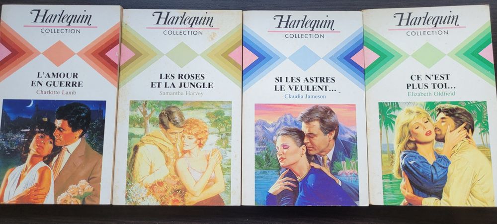 37 заглавия от романтична колекция Арлекин на френски език