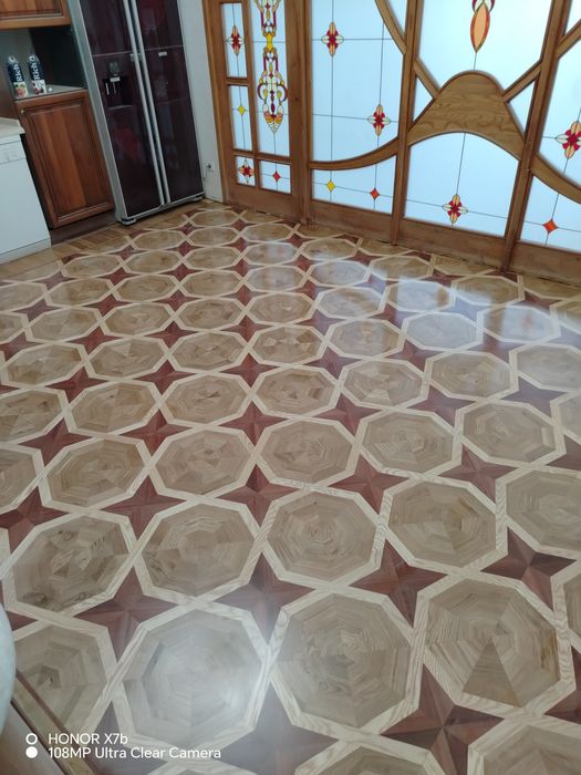 Реставрация, шлифовка и укладка паркета