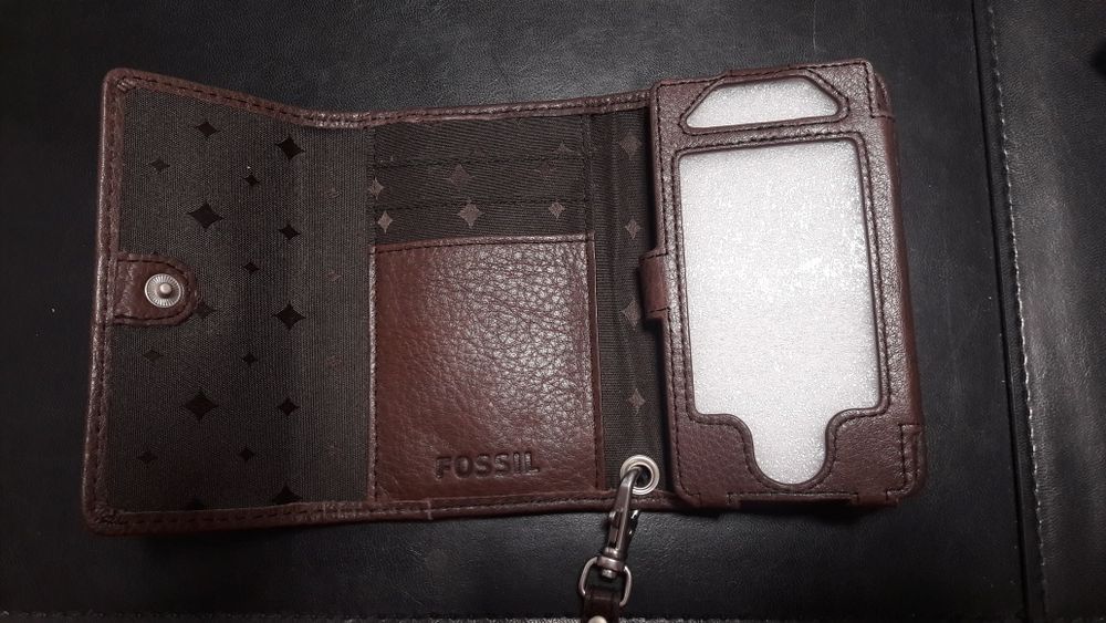 Fossil port card / portofel piele