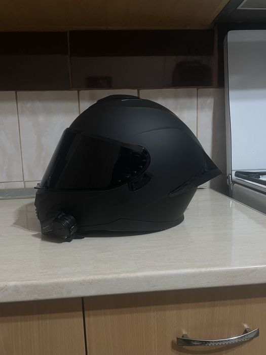 Casca moto negru mat