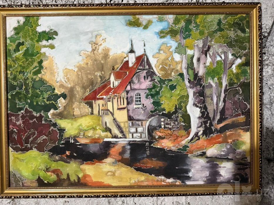 Картина Домик в деревне