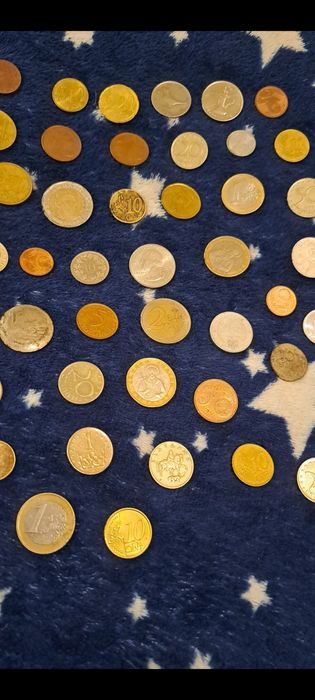 Colecție monede vechi si noi