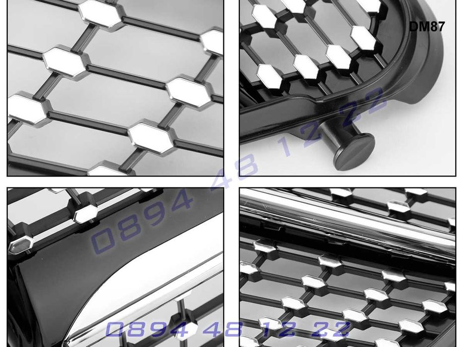 Предна Решетка Диамант Mercedes C W204 Мерцедес Ц В204 07-14