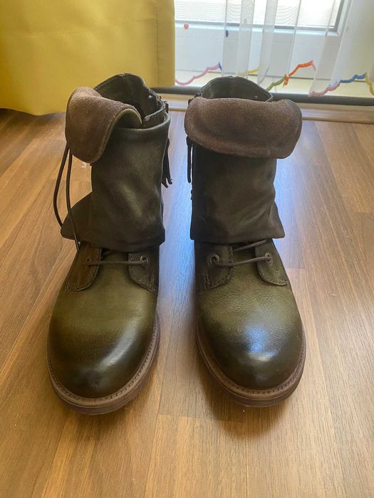 Боти естествена кожа Orange Label