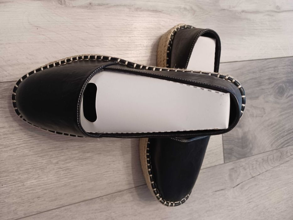 Espadrile negre, marimea 40