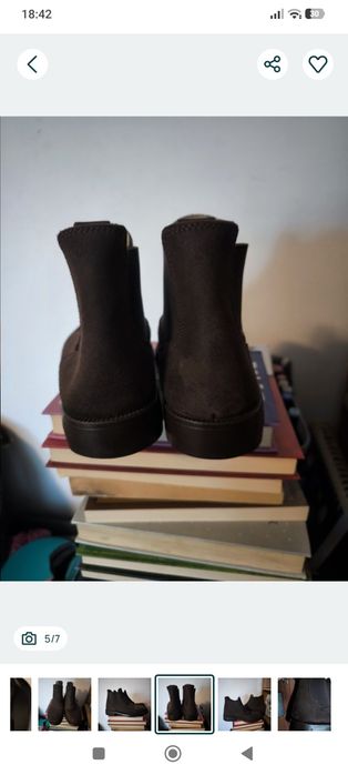Ghete echitatie Fouganza piele întoarsă 36