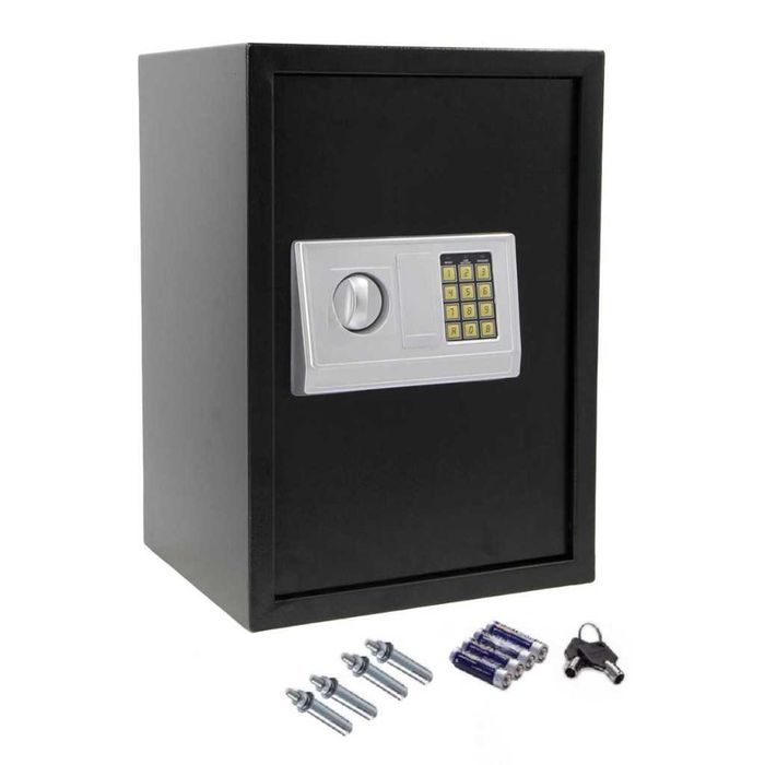 Електронен сейф 43L с аварийни ключове и монтажни болтове