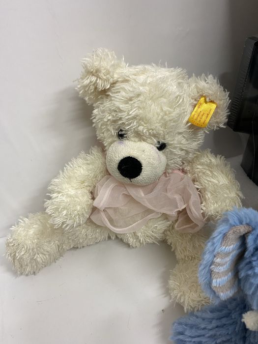 STEIFF lot 7 jucării din pluș de colecție originale pisica, cățel