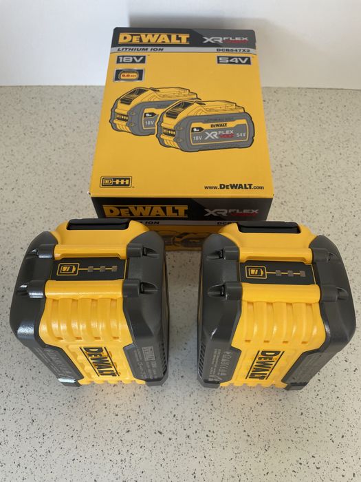 DeWALT DCB547X2 XR. FLEXVOLT Set 2 Baterii 9AH./ (2026.) Original, Nou !