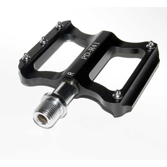 Ултра леки алуминиеви педали за велосипед PROMEND R41, Черни, 250гр.