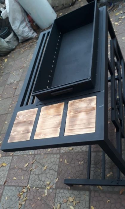 Мангал в стиле лофт