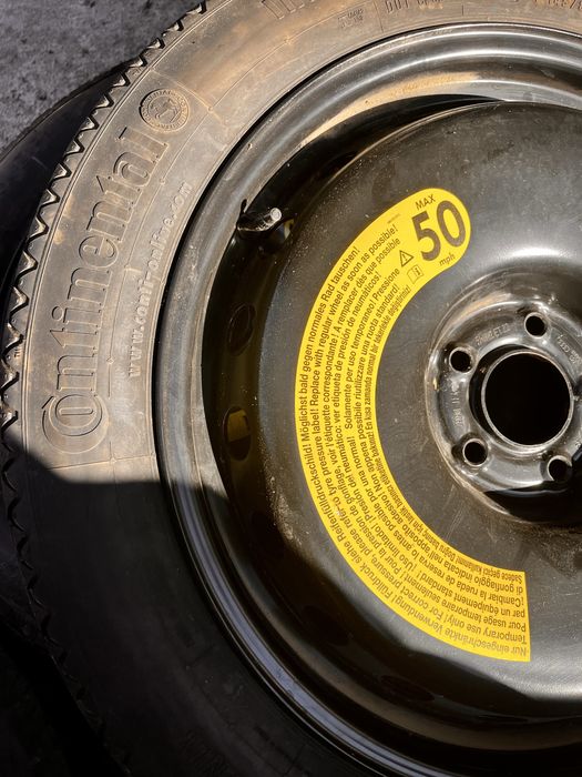 Roată/Roți rezerva slim 5x112 Audi VAG Volkswagen Skoda Seat