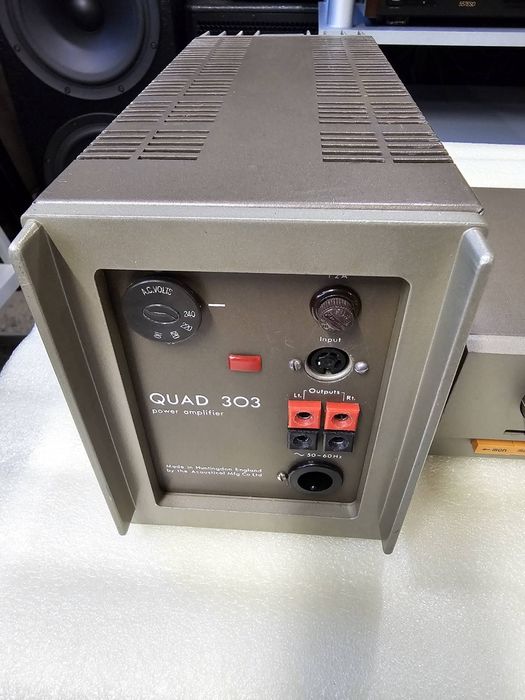 Quad 33 + Quad 303 + Quad FM3 – Класически британски Hi-Fi комплект, обслужен