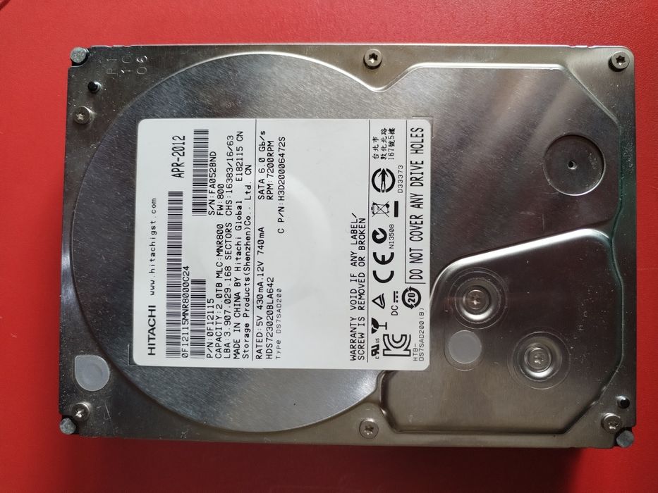Hard disk Hitachi 2Tb Sata