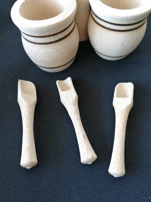 Solnita lemn suvenir Romania condimente scobitori sare piper