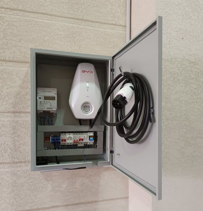 Установка зарядного устройства 7 кв ~ 20kw для электромобиля