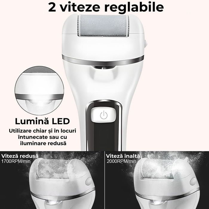 Pilă Electrică Regal Bliss cu Afișaj Digital și Încărcare USB – Kit Co