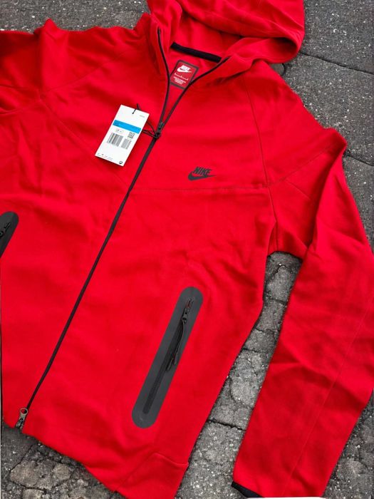 Trening Nike TECH Fleece Rosu 2025 - Produs Premium - Bumbac 100%
