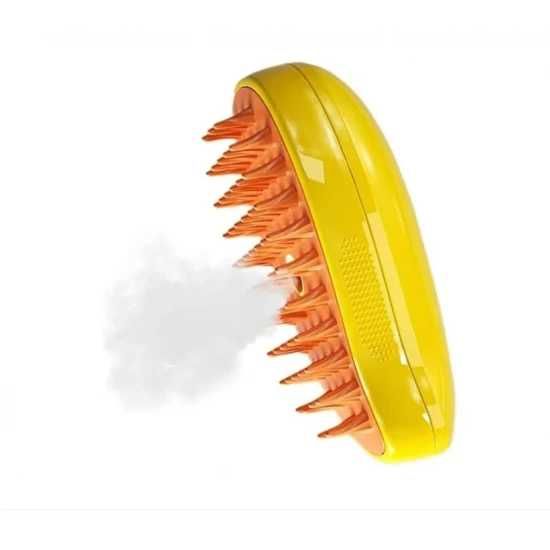 Четка за разресване и масаж с пара за домашни любимци