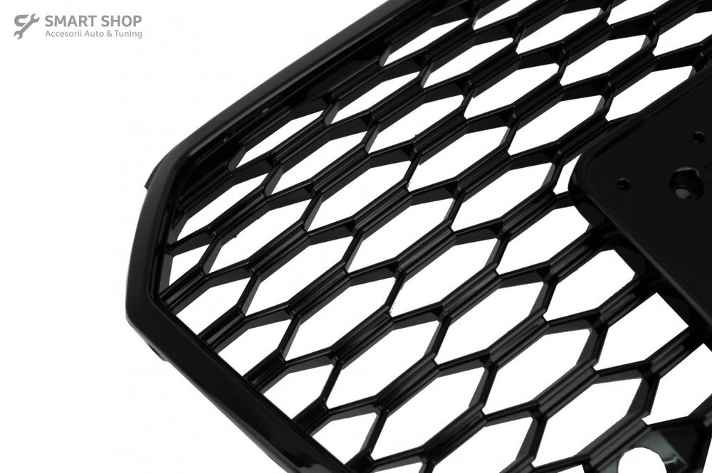 Grila Bara Fata AUDI A7 4G Facelift (2015-2017) RS7 Design Negru Lucio