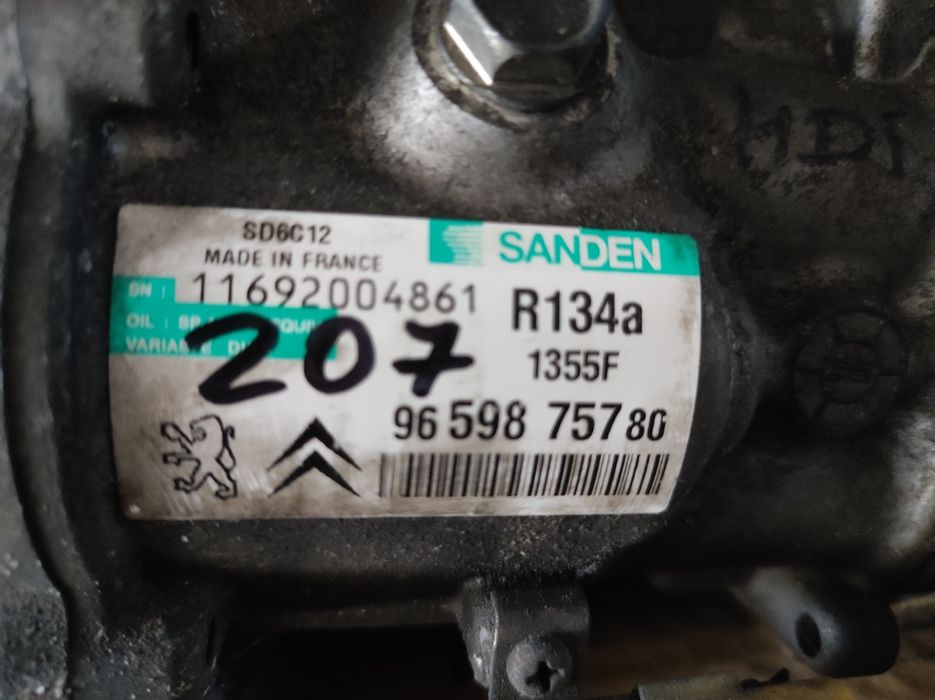 Компресор климатик за Пежо-207,1.6HDI