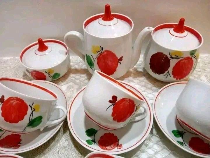 Руски порцелан. Сервиз за чай.