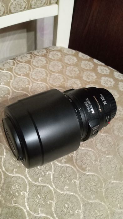 Объектив Canon ultrasonic image stabilizer продам.