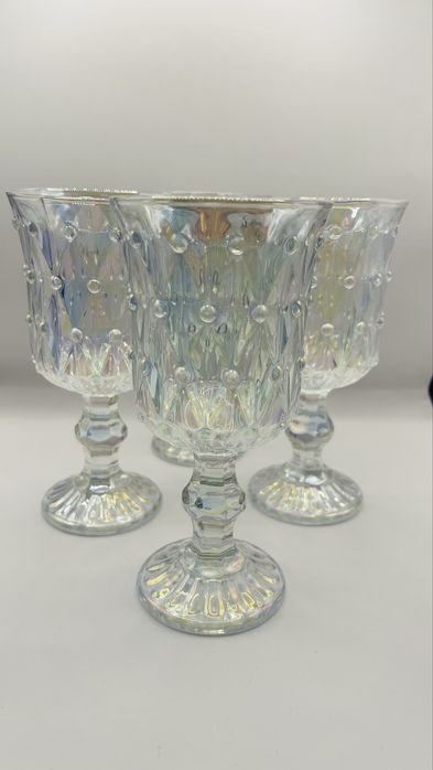 Набор бокалов синий 4 шт