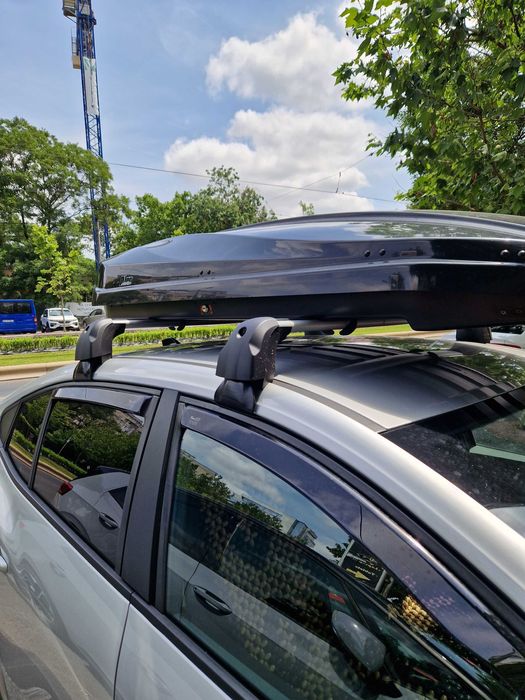 Bare portbagaj Dacia Logan 3, Sandero 3 / ALUMINIU AERO EDGE / NOI