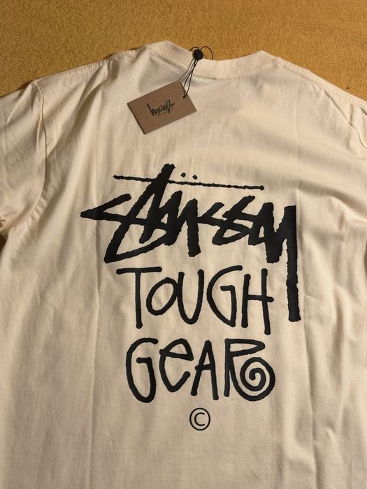 Tricou stussy crem
