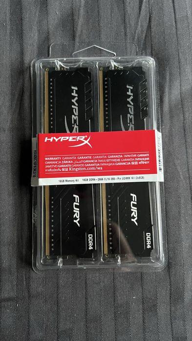 Memorie RAM HyperX Fury 16GB (2x8GB) DDR4 2666MHz CL16 Dual Channel