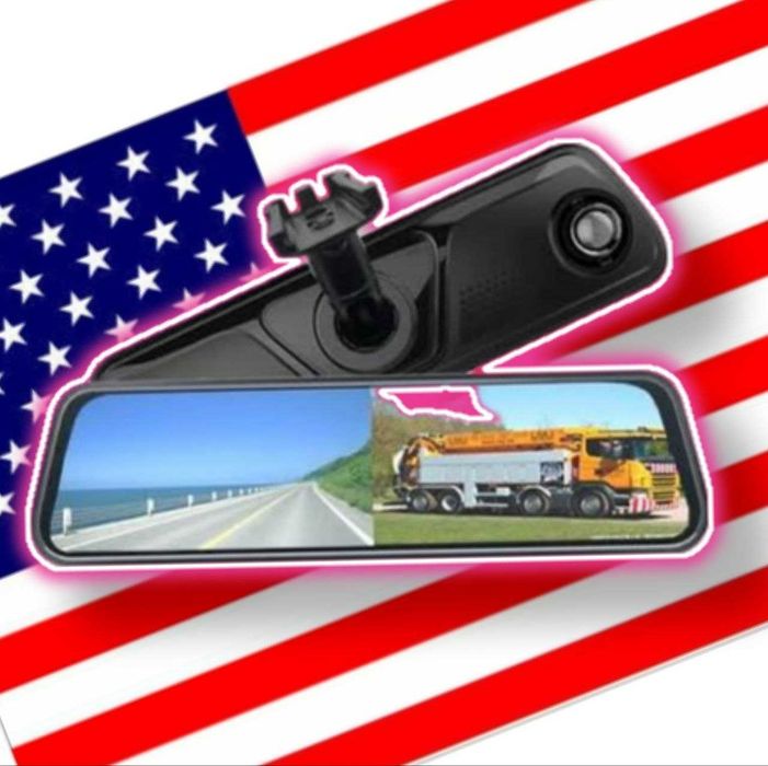 Американское Зеркало видеорегистартор 2К Ultra HD + Умная функция ADAS