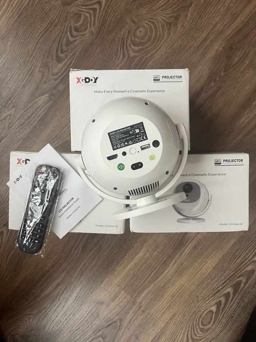 XGODY A2 Gimbal преносим проектор Android 11 WiFi6 Bluetooth