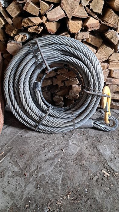 Лебедка рычажная с троссом