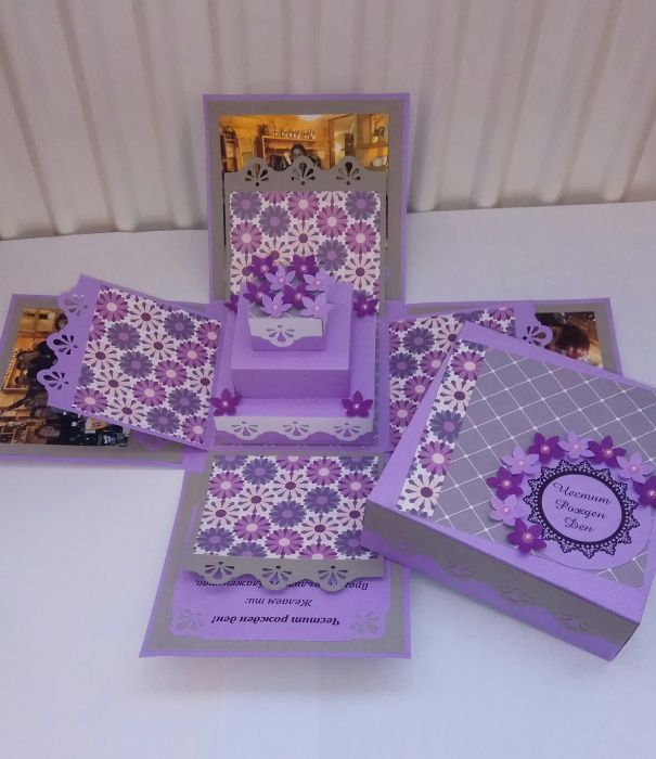 Кутийка-картичка/покана - 35лв