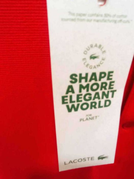Lacoste póló piros