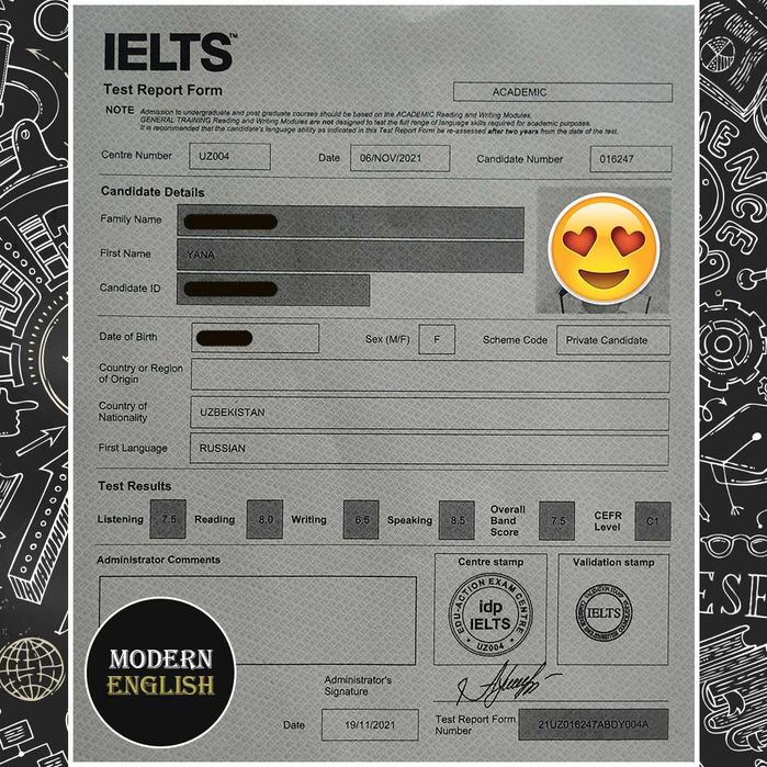 С IELTS 8.5, опытный и сертифицированный репетитор по английскому.