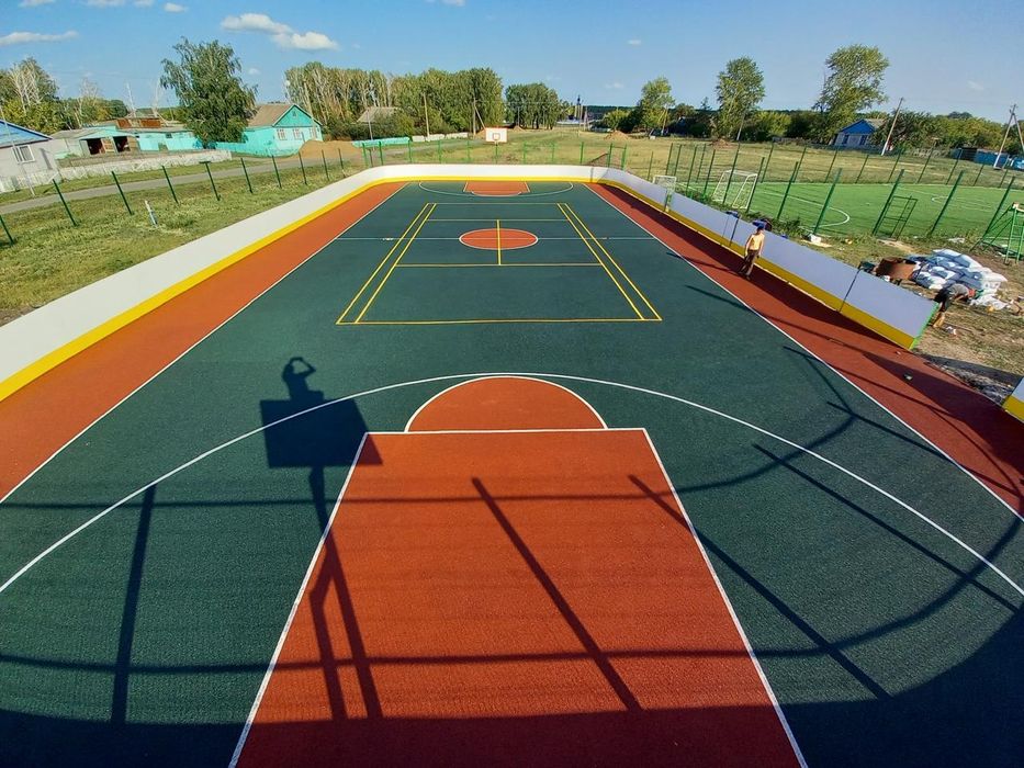 Тартан, Резиновые покрытие