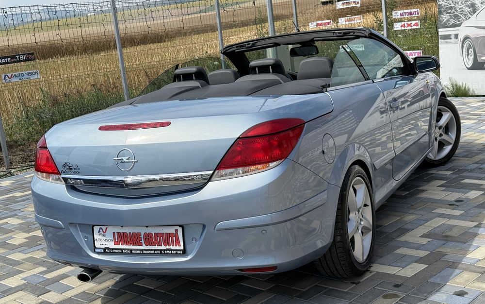 *RATE*Opel Astra H Coupe Cabrio 1.8Benzina 140CP 05/2007 Full piele Km reali 144.432 Import Germania!
