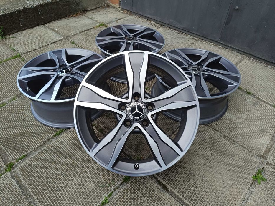 ОРИГИНАЛНИ джанти 17 ' цола 5x112 MERCEDES C KLASSE W205 / МЕРЦЕДЕС 7J ET48,5