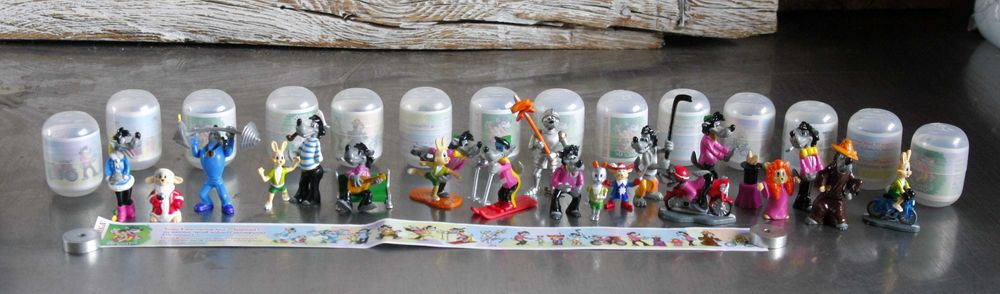 НУ ПОГОДИ пълна серия Киндер фигурки шоколадови яйца Ландрин