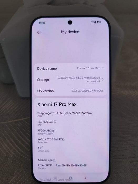 Xiaomi 17 pro max