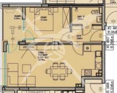 Продава се Двустаен апартамент в Бургас, Славейков - 69 кв.м за 1008 €/кв.м - Снимка #1