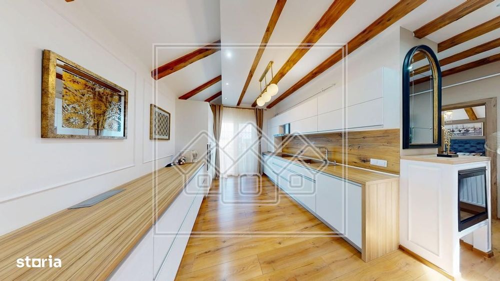 Penthouse cu 4 camere si terasa, mobilat si utilat, Calea Cisnadiei