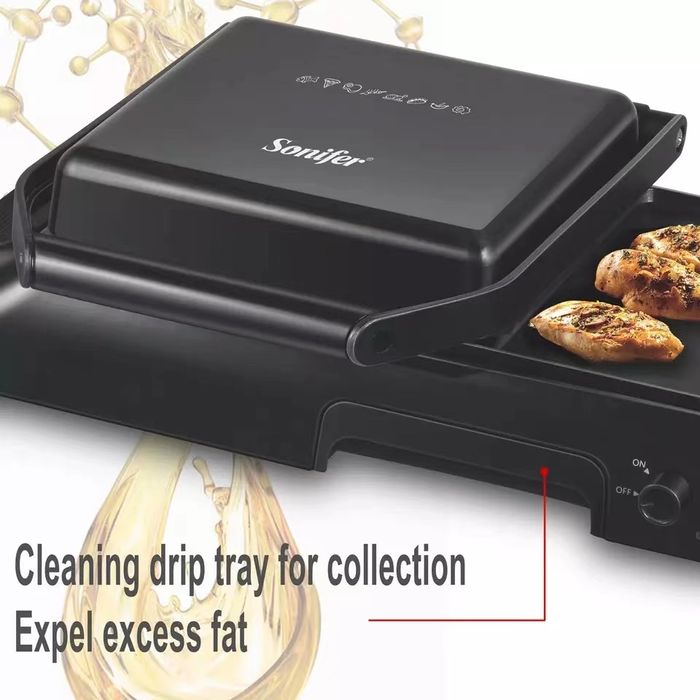 Электрический гриль с двумя пластинами Sonifer SF-6131