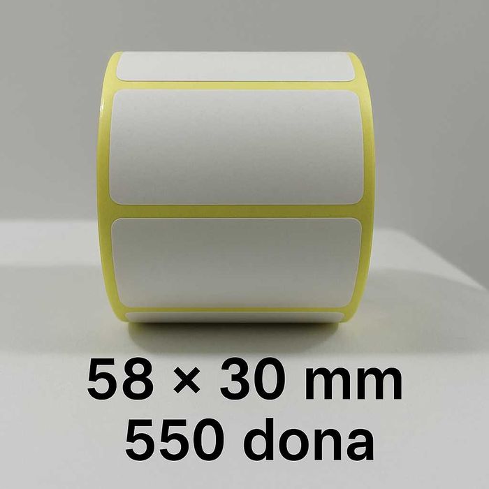 Samokleykali termo stikerlar (termoyorliq) — barcha o'lchamlar mavjud